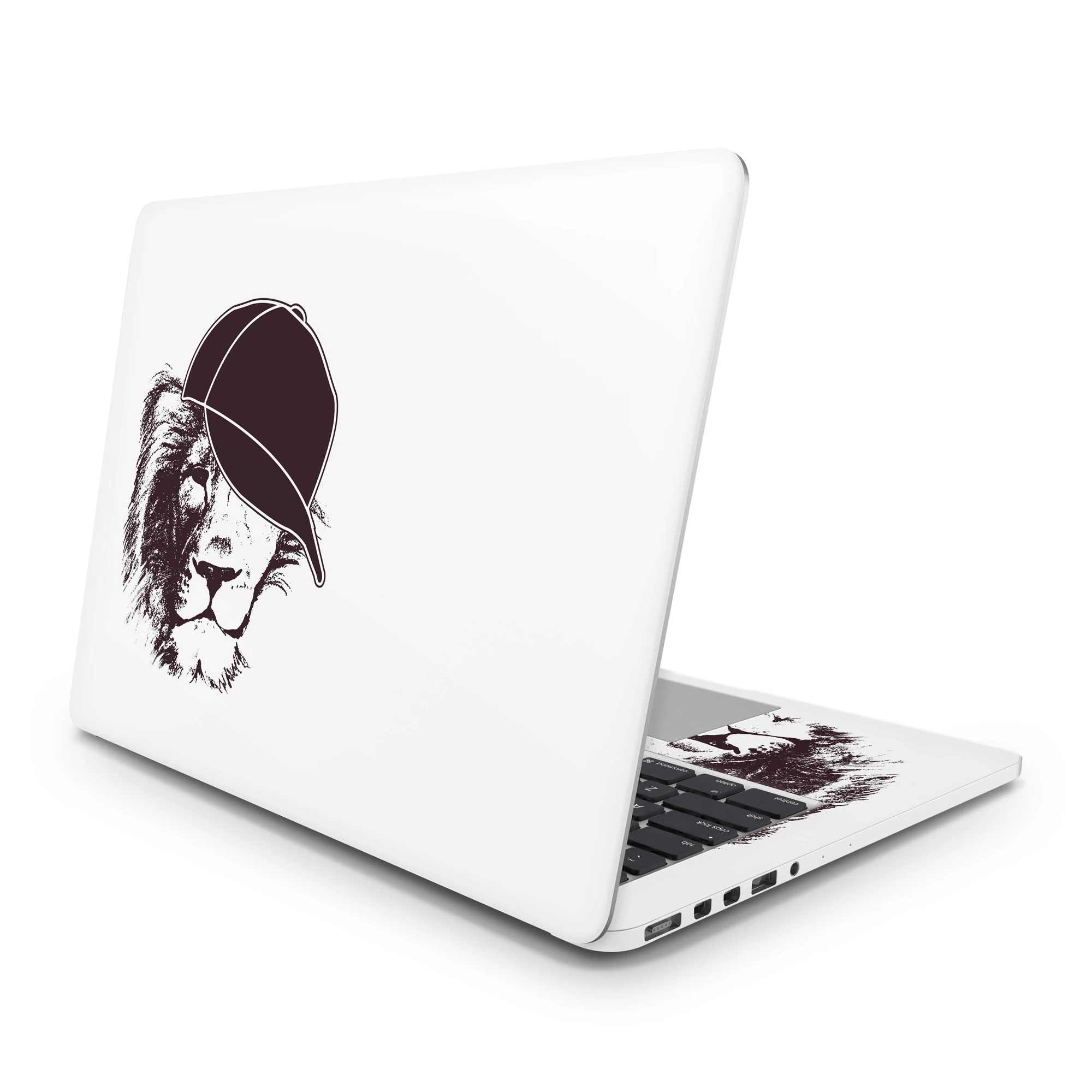 

Sticker Master Black Lion With Hat Laptop Vinyl Sticker Skin Cover For 10 12 13 14 15.4 15.6 16 17 19 " Inc Notebook Decal For Macbook,Asus,Acer,Hp,Lenovo,Huawei,Dell,Msi,Apple,Toshiba,Compaq