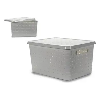 

Storage Box with Lid Plastic (36 x 25 x 47 cm) 40 L