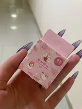 45 unids/pack de Fox zorro lindo y Hojas de arce de la etiqueta engomada de papel artesanías adhesivas palo etiqueta de la computadora portátil DIY decoración niños regalo de papelería