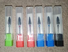 Dmoley-broca de clavo de cerámica para manicura, taladro eléctrico para máquina fresadora, limas de uñas, amortiguador, accesorios de equipo de arte de uñas