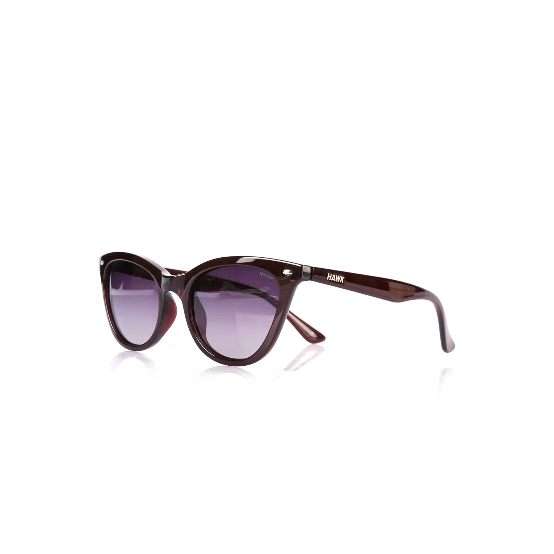 

Women's sunglasses hw 1778 03 bone Burgundy organic butterfly cat eye 51-20-145 hawk