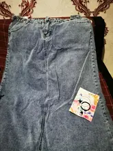 Luck A-Falda vaquera larga Retro Para niña y mujer, falda larga de cintura alta con botones y bolsillos, Vaqueros rectos de talla grande