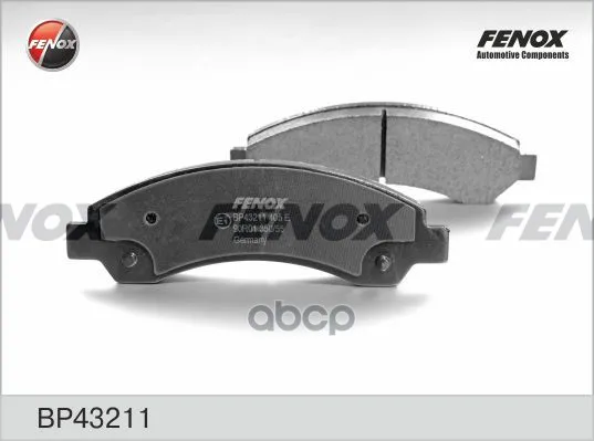 Колодки Тормозные Great Wall Deer/Safe/Safe Suv/Chevrolet Blazer 94- Передние Fenox Bp43211 FENOX арт. BP43211