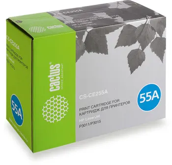 

Cartridge ce255a (No. 55a) cactus for HP LaserJet p3011/p3015 (6000 pages) Cs-ce255a