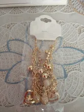 Pulseras con cadena de Color dorado multicapa para mujer, brazaletes con dije de corazón, brazaletes de cristal, novedad de 2020