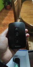 KERUI-Kit de timbre inalámbrico M525, campana de puerta inteligente de seguridad para el hogar, resistente al agua, botón táctil para exterior de transmisión súper larga