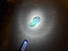 LED Flashlight Torch-Lamp Magnet Work-Inspection COB with The-Bottom And Clip Red/blue