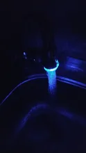 Luminoso cambiando Colore boquilla para grifo de agua del rociador de agua brillante luz Led frontal resplandor grifo de cocina Filtro de acceso a baño