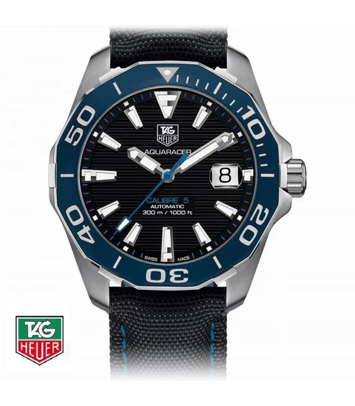 TAG HEUER AQUARACER CALIBRE 5 автоматические часы WAY211B 300MT. FC6363