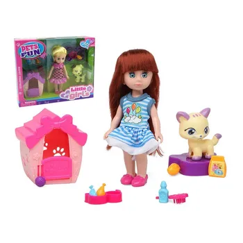 

Doll with Pet Fun Pets 110623