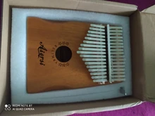 Bag Book Tune-Hammer Gecko Kalimba Thumb Instruction Koa Musical-Gift Aiersi 17-Keys