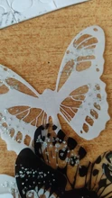 Stickers Art-Decals Wedding-Decoration Crystal On-The-Wall Beautiful Butterfly 18pcs/Lot