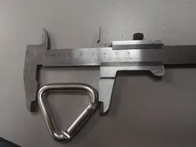 Triangle Carabiner Kettle Hook Keychain Snap-Clip Outdoor Camping Buckle Hiking 1pc