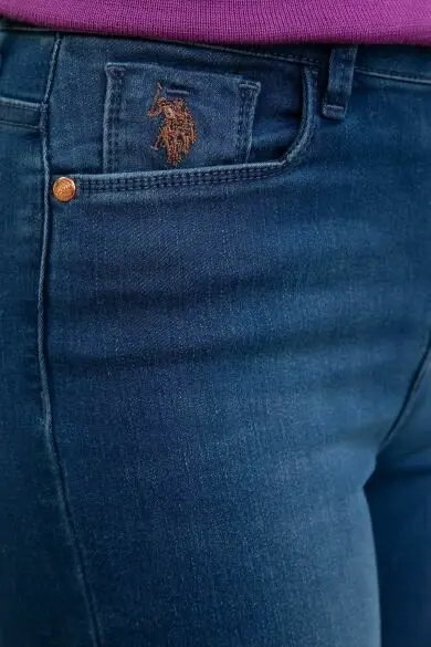 U.S. POLO ASSN. Синий узкие джинсовые штаны