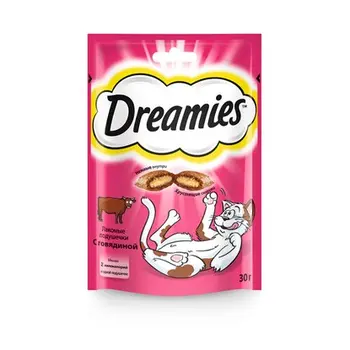 

Dreamies soft pads, beef, 30g.