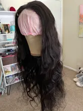 Body Wave-pelucas de encaje con cierre para mujer, pelucas de cabello humano ondulado peruano, ISEE Hair 180% de densidad, pelucas de cabello humano con cierre de encaje