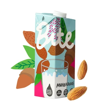 

Vegetable drink bite "almond" 6 pcs/1L byte