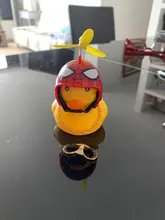 Car-Ornament Helmet Bicycle-Accessories Road-Bike-Motor Duck Cycling Riding Wind Small