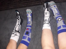 Complementos de cosplay de Star Wars de Disney, regalos para hombre y mujer, calcetines del Despertar de la Fuerza capítulo 9, Caballero Jedi, Maestro Yoda, C-3PO, Wookiee