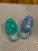 Caja sólida para chupete de bebé, contenedor de chupete, caja de almacenamiento de viaje, Soporte seguro, caja de plástico, 1 Uds.