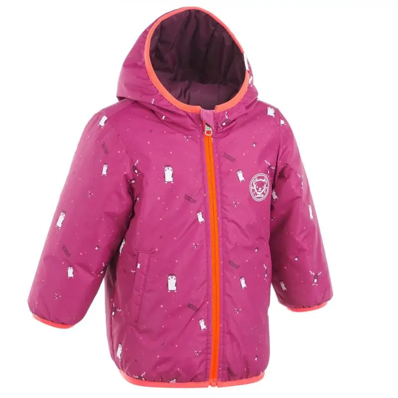 КУРТКА ДЛЯ КАТАНИЯ НА ЛЫЖАХ/САНКАХ ДЛЯ МАЛЫШЕЙ WARM REVERSE WEDZE. Decathlon - Цвет: Фиолетовый
