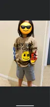 NAGRI-Sudadera con capucha de Kanye West para niños, ropa para parte superior infantil, de Hip Hop, suave