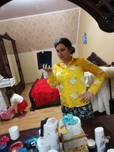 Blouse Shirt Work-Wear Turn-Down-Collar Casual Tops Long-Sleeve Chiffon Elegant Plus-Size