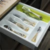 Universal sliding tray for drying and storing cutlery, organizer for storing cutlery ► Photo 3/6