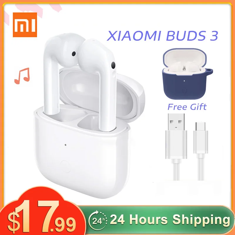 Новые беспроводные наушники Xiaomi Redmi Buds 3 Bluetooth TWS с двойным микрофоном QCC 3040 чип