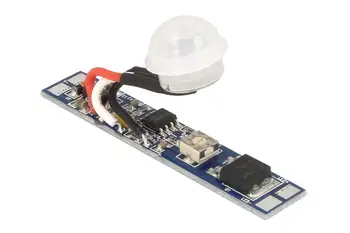 

PIR motion sensor 12V 24V 8A adjustable time delay off feature 6-70 seconds