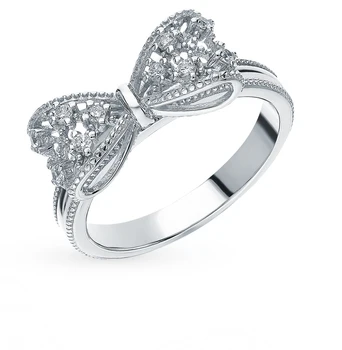 

Silver ring with cubic zirconia sunlight sample 925