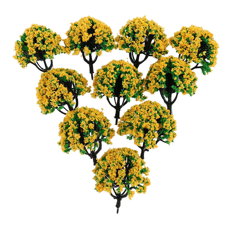 Trees Model Train Railroad Decor Scenery Landscape HO-OO Scale Building Static Grass Tufts Miniature Scenery