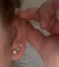 Pendientes de plata de ley 925 con Circonia cúbica para mujer, pequeños y redondos, aretes de oro, Piercing de compromiso para boda, regalo de joyería