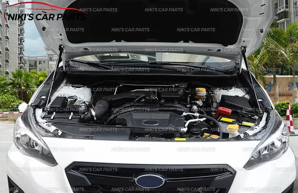 Стойки амортизатора капота для Subaru- нержавеющая сталь 1 комплект/2 шт. литье украшения автомобиля Стайлинг внешний
