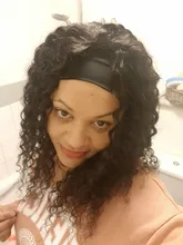 Vanlov brasileño agua Diadema con ondas Peluca de cabello humano sin costuras completa máquina pelucas de cabello humano Remy peluca y bufanda para las mujeres negras