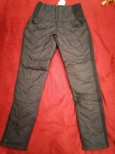 Women Winter Pant Ladies Formal Trousers High-Waist-Duck-Down Casual Warm Work Slim Long