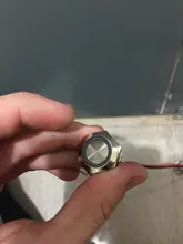 Switch Locking-Latching Momentary Self-Reset Push-Button Metal 16mm Blue 22mm 19mm Short-Pins