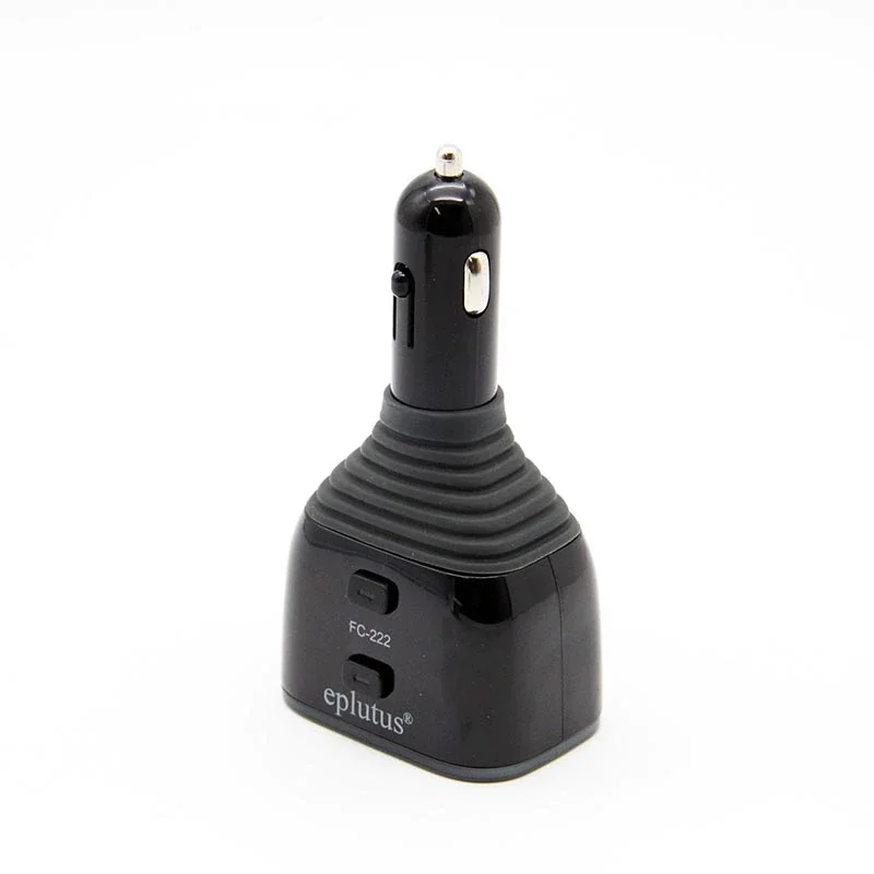 Car charger in cigarette lighter and cigarette lighter splitter eplutus 2 USB ports 12V 24V 1 amp+ 2.4 amp 120W