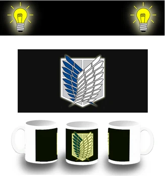 

CUP PHOTOLUMINESCENT LOGO SINGEKI NOT KYOUJIN glitter mug