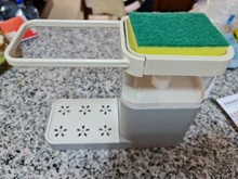 Soap-Dispenser Dish-Towel Storage-Holder Sponge-Pump Kitchen with Wipe Arrangement-Rack