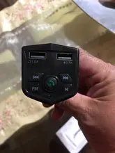 3.1A USB Dual del cargador del transmisor FM con Bluetooth kit de manos libres para coche inalámbrico MP3 receptor de audio U-disco TF Tarjeta de lectura dispositivo de música