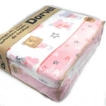 

Set Bed Sheet Coral DORVEL 722 WHITE BURRITO 105X190/200 CMS