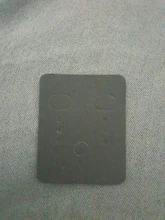 50 Uds 3,8x4,8 cm pendiente pantalla Tarjeta de pendiente arete titular en blanco etiquetas de papel Kraft para DIY pendientes de gota largos tarjeta para presentación de joyas