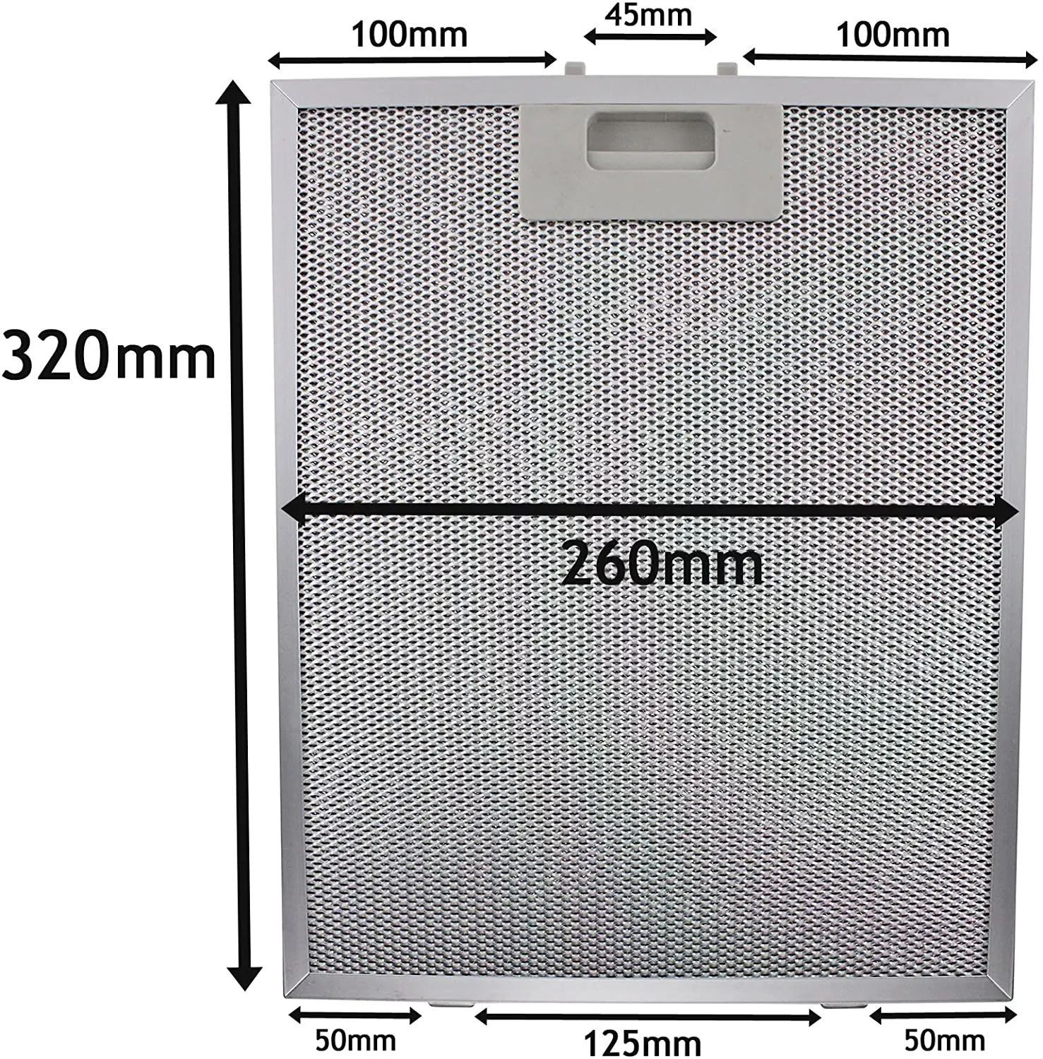 Aluminium Mesh Range Cooker Hood Grease Filter Replacement