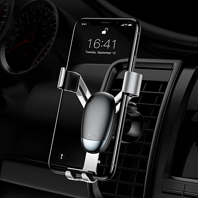 Автомобильный держатель Baseus Mini gravity holder Black(SUYL-G01