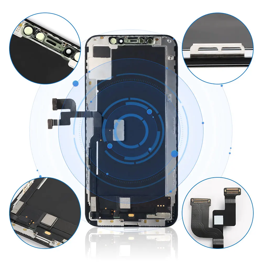 Elekworld класс OEM КАЧЕСТВО OLED для iPhone XS ЖК дисплей с сенсорным экраном дигитайзер