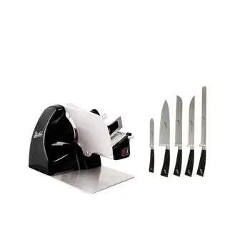 

Berkel Affettatrice Home Line 250 Nera + Set 5 Coltelli Chef Elegance Nera