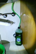 Soap-Dispenser Soap-Bottle Kitchen-Sink-And-Tube-Kit Brushed-Nickel No-More-Refills 