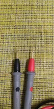 Cleqee P1502 2 uds multímetro sondas reemplazable agujas sonda Universal de prueba para multímetro Digital Cable de antena de Cable 1M