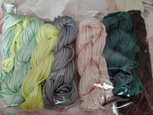 Cuerda de nailon de 1mm y 1,5mm, hilo chino de macramé, para hacer joyas, pulseras y collares